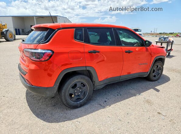 3C4NJCAB5MT576972 2021 JEEP COMPASS Orange Trasero derecho