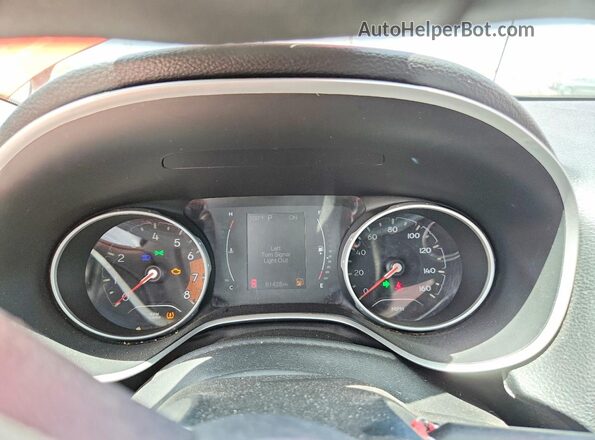 3C4NJCAB5MT576972 2021 JEEP COMPASS Orange Vista del cuadro de instrumentos