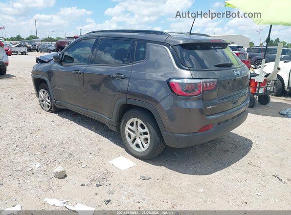 3C4NJCAB6JT272240 2018 JEEP COMPASS Gray Задня ліва чверть