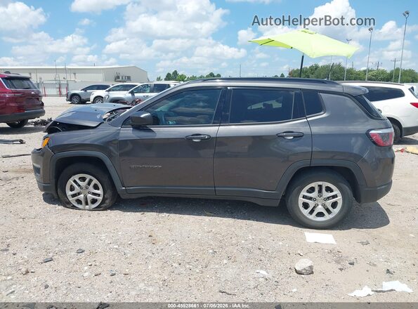 3C4NJCAB6JT272240 2018 JEEP COMPASS Gray Панорамний вид салону 360°