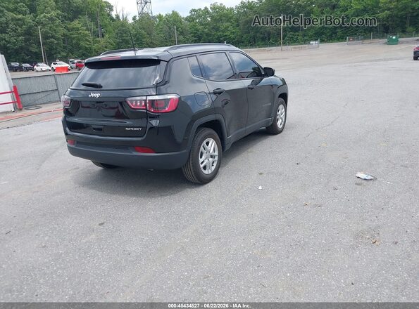 3C4NJCAB6JT405613 2018 JEEP COMPASS Black Trasero derecho