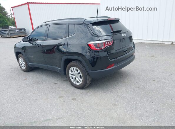 3C4NJCAB6JT405613 2018 JEEP COMPASS Black Trasero izquierdo