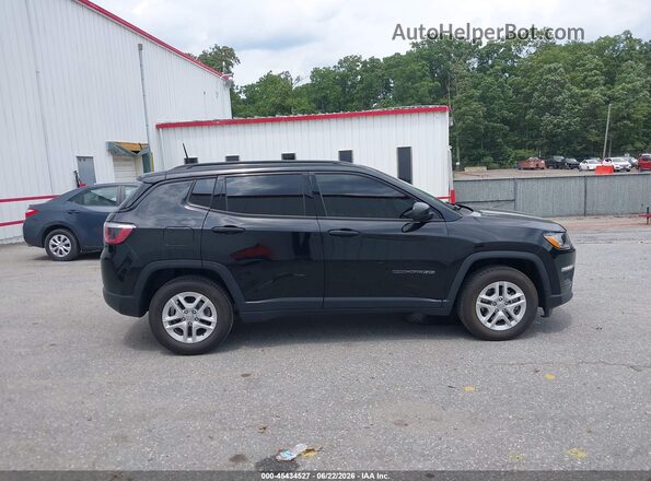 3C4NJCAB6JT405613 2018 JEEP COMPASS Black Vista interior trasera