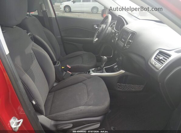 3C4NJCAB6KT615713 2019 JEEP COMPASS Red Вид салону спереду
