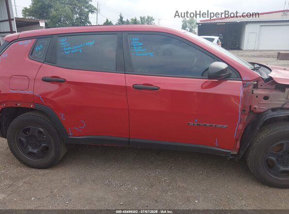 3C4NJCAB6KT615713 2019 JEEP COMPASS Red Панорамний вид салону 360°