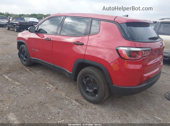 3C4NJCAB6KT615713 2019 JEEP COMPASS Red Задня ліва чверть