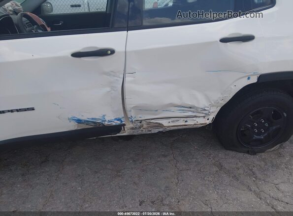 3C4NJCAB7HT652231 2017 JEEP COMPASS White Vista frontal