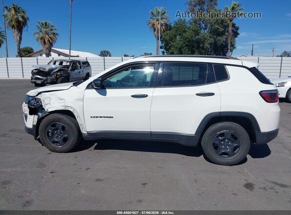 3C4NJCAB8JT212895 2018 JEEP COMPASS Белый Панорамный вид салона 360°