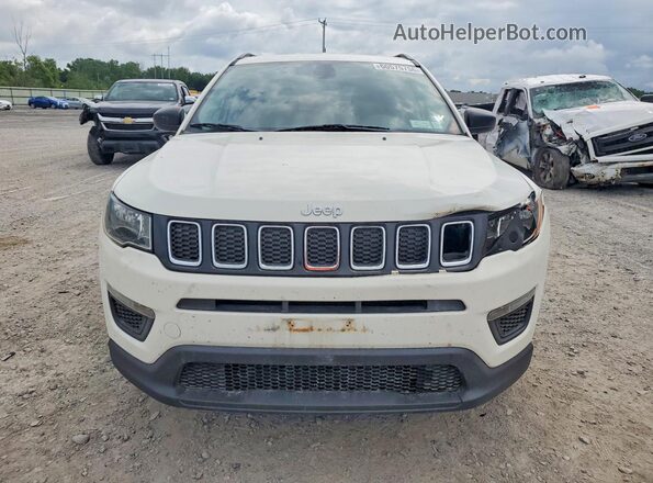 3C4NJCAB8JT226649 2018 JEEP COMPASS White Вид спереду