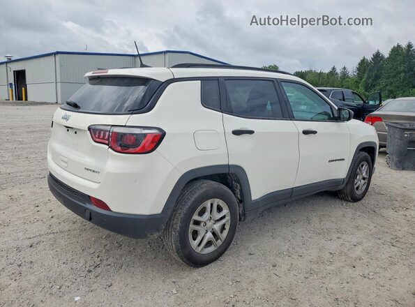 3C4NJCAB8JT226649 2018 JEEP COMPASS White Задня права чверть