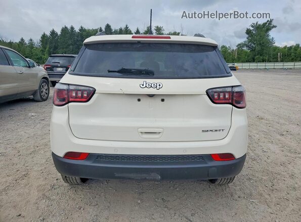 3C4NJCAB8JT226649 2018 JEEP COMPASS White Вид ззаду