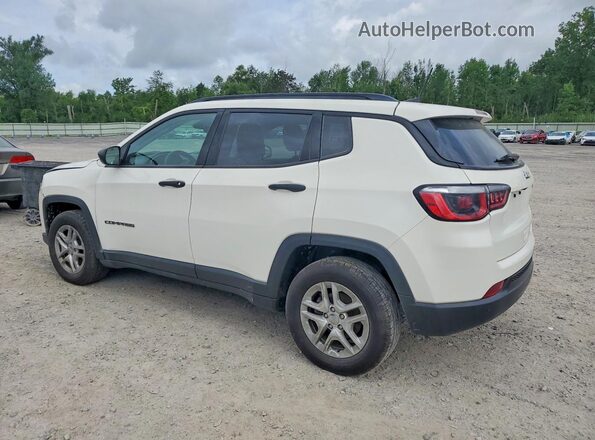 3C4NJCAB8JT226649 2018 JEEP COMPASS White Задня ліва чверть