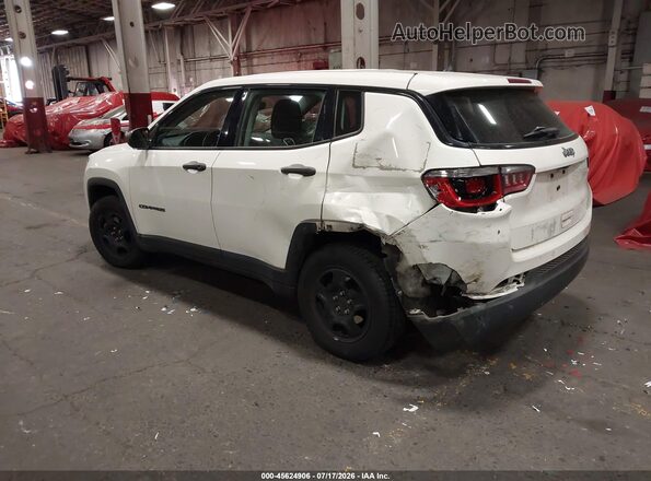3C4NJCAB8JT328467 2018 JEEP COMPASS Белый Задняя левая четверть