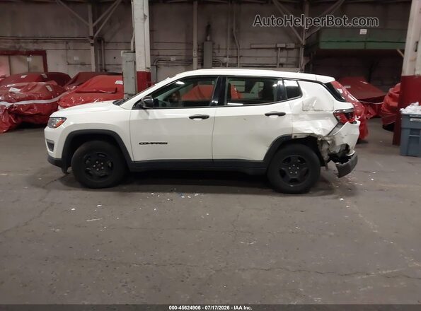 3C4NJCAB8JT328467 2018 JEEP COMPASS Белый Панорамный вид салона 360°