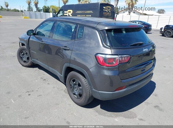 3C4NJCAB8JT408500 2018 JEEP COMPASS Серый Задняя левая четверть