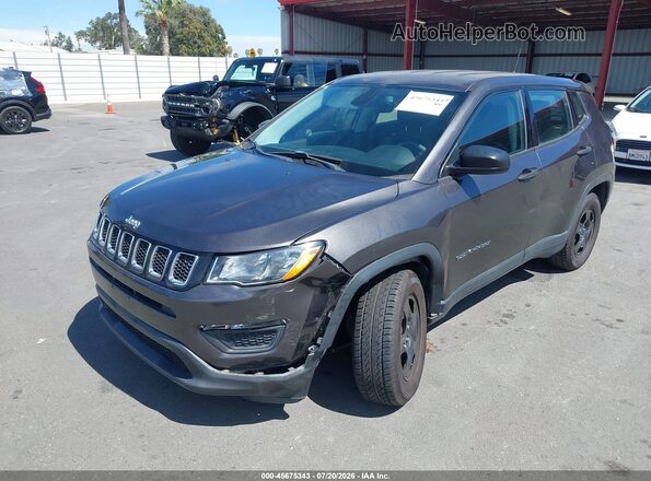 3C4NJCAB8JT408500 2018 JEEP COMPASS Серый Передняя левая четверть