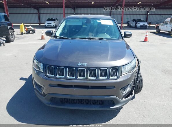 3C4NJCAB8JT408500 2018 JEEP COMPASS Серый Вид щитка приборов