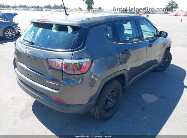 3C4NJCAB8JT408500 2018 JEEP COMPASS Серый Задняя правая четверть