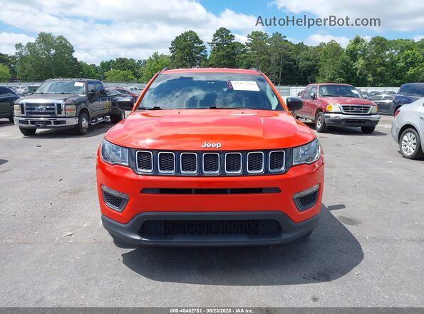 3C4NJCAB8LT151146 2020 JEEP COMPASS Orange Front view