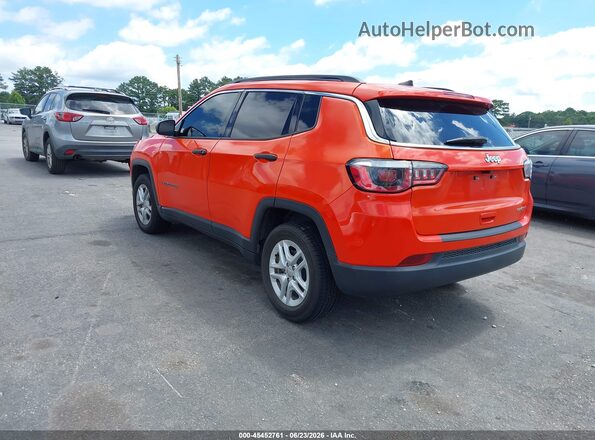 3C4NJCAB8LT151146 2020 JEEP COMPASS Orange Rear left
