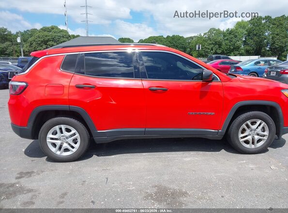 3C4NJCAB8LT151146 2020 JEEP COMPASS Orange Rear interior view