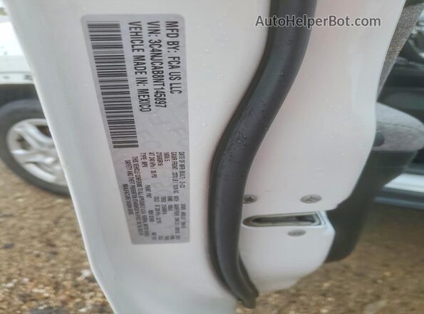 3C4NJCAB8NT145897 2022 JEEP COMPASS White Widok naklejki z numerem VIN