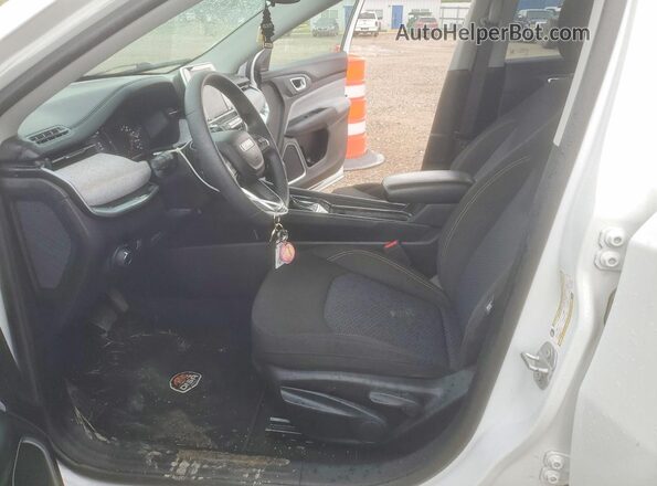 3C4NJCAB8NT145897 2022 JEEP COMPASS White Widok wnętrza z przodu