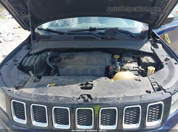 3C4NJCAB9JT286228 2018 JEEP COMPASS Blue Rear view