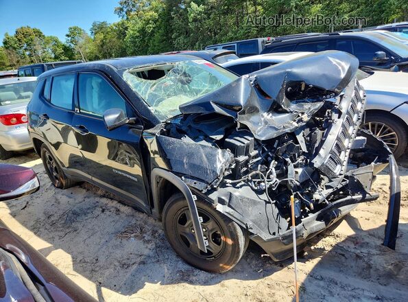 3C4NJCABXJT133695 2018 JEEP COMPASS Black Front right