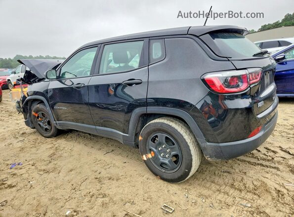 3C4NJCABXJT133695 2018 JEEP COMPASS Black Rear left