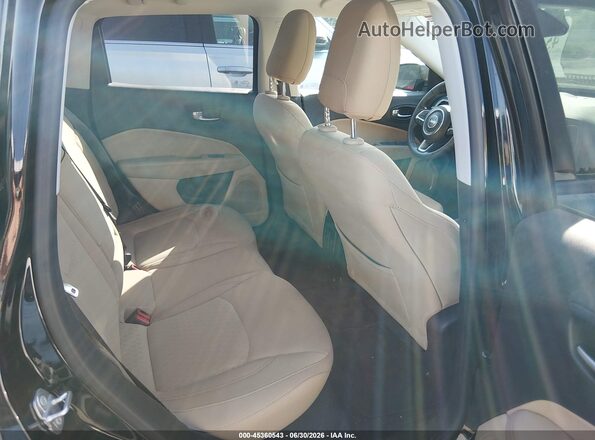 3C4NJCABXJT357839 2018 JEEP COMPASS Black Widok naklejki z numerem VIN