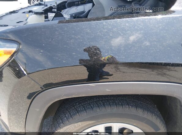 3C4NJCABXJT357839 2018 JEEP COMPASS Black Widok zestawu wskaźników