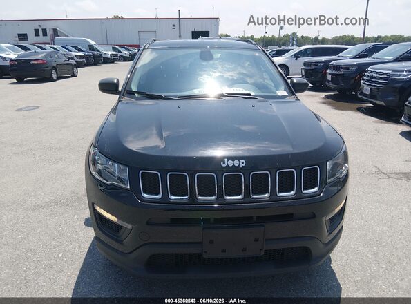 3C4NJCABXJT357839 2018 JEEP COMPASS Black 