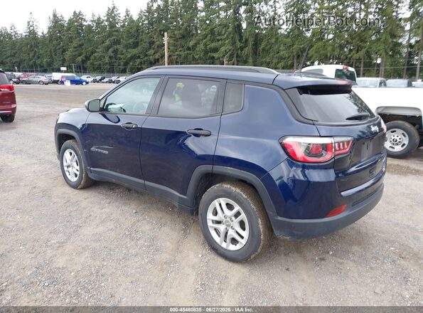 3C4NJCABXJT405615 2018 JEEP COMPASS Dark Blue Հետևի ձախ