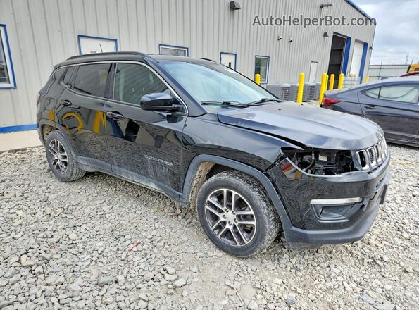 3C4NJCBB0JT137477 2018 JEEP COMPASS Black Front right