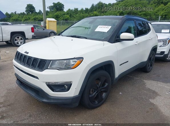 3C4NJCBB0KT612854 2019 JEEP COMPASS Белый Передняя левая четверть