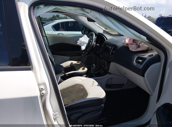 3C4NJCBB0KT655218 2019 JEEP COMPASS White წინა სალონის ხედი