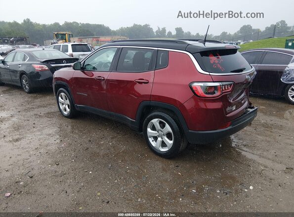 3C4NJCBB0LT229871 2020 JEEP COMPASS Maroon Rear left
