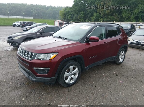 3C4NJCBB0LT229871 2020 JEEP COMPASS Maroon Front left