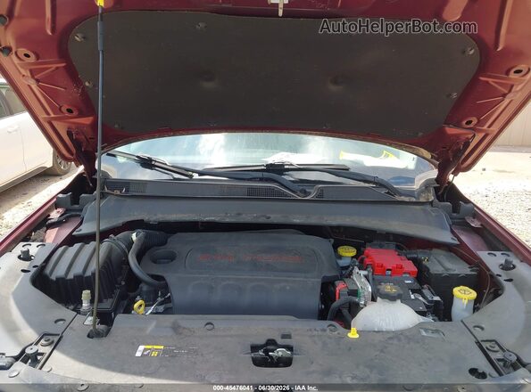 3C4NJCBB0MT552965 2021 JEEP COMPASS Red Вид ззаду
