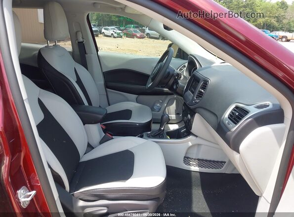 3C4NJCBB0MT552965 2021 JEEP COMPASS Red Вид салону спереду