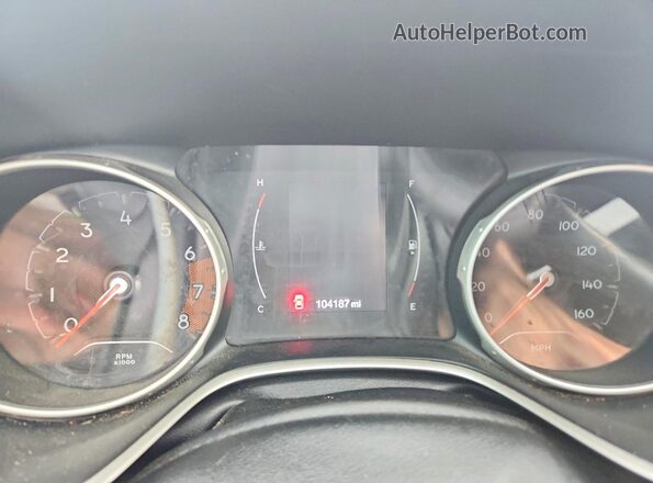 3C4NJCBB0MT570964 2021 JEEP COMPASS Red Instrument cluster view
