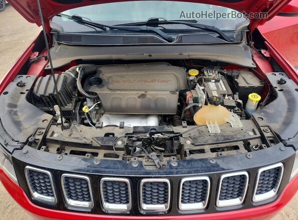 3C4NJCBB0MT570964 2021 JEEP COMPASS Red Engine compartment view