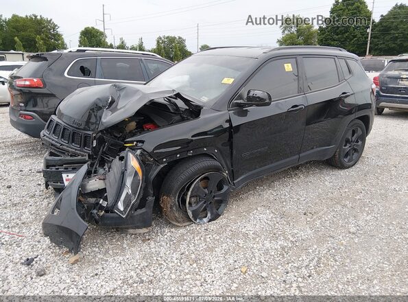 3C4NJCBB0MT581110 2021 JEEP COMPASS Black Przód lewy