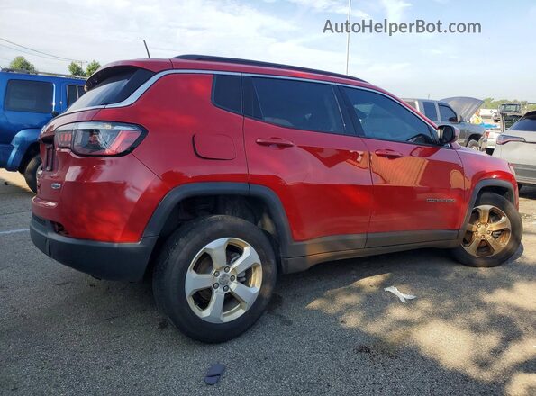 3C4NJCBB0MT600464 2021 JEEP COMPASS Red Trasero derecho