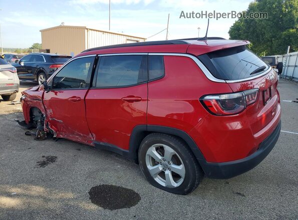 3C4NJCBB0MT600464 2021 JEEP COMPASS Red Trasero izquierdo