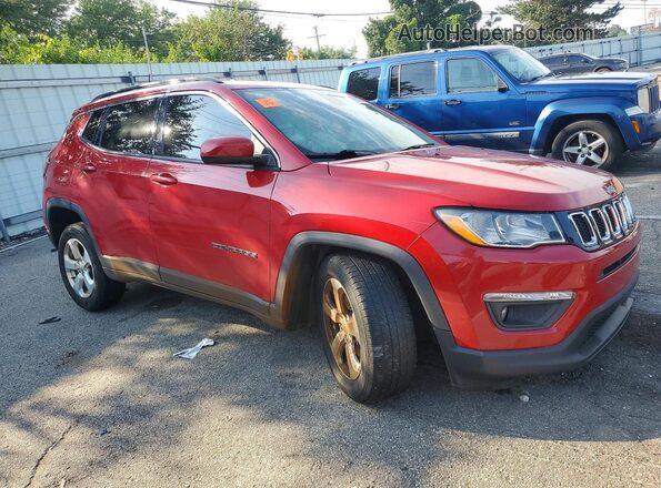3C4NJCBB0MT600464 2021 JEEP COMPASS Red Delantero derecho