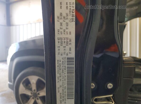 3C4NJCBB1JT102706 2018 JEEP COMPASS Black VIN sticker view