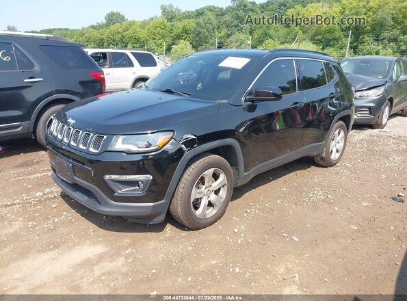 3C4NJCBB1JT285931 2018 JEEP COMPASS Черный Передняя левая четверть
