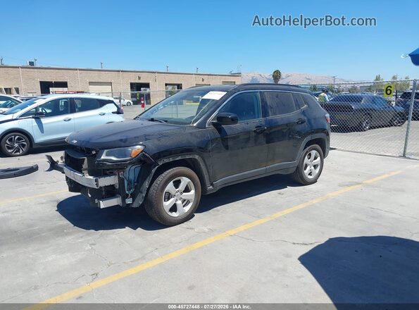 3C4NJCBB1JT293141 2018 JEEP COMPASS Black Առջևի ձախ երեք քառորդ տեսարան